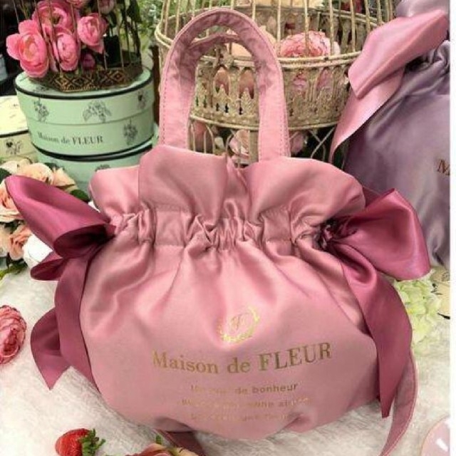 Maison de FLEUR(メゾンドフルール)のMaison de FLEUR ギャザー2Wayトートバッグ レディースのバッグ(ショルダーバッグ)の商品写真