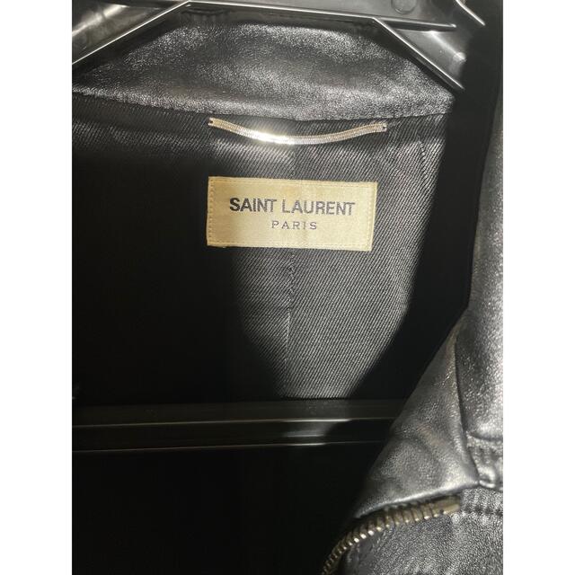 Saint Laurent(サンローラン)のサンローランパリ 本革ラムレザージャケット ケリング 42 dl322 メンズのジャケット/アウター(レザージャケット)の商品写真