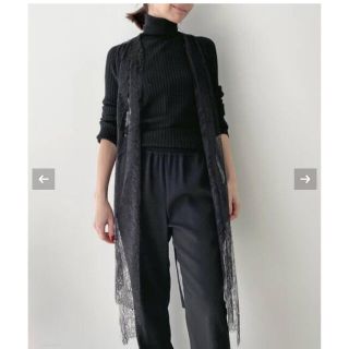 アパルトモンドゥーズィエムクラス(L'Appartement DEUXIEME CLASSE)の新品タグ付 アパルトモン Lace Vest ドゥーズィエムクラス(ベスト/ジレ)