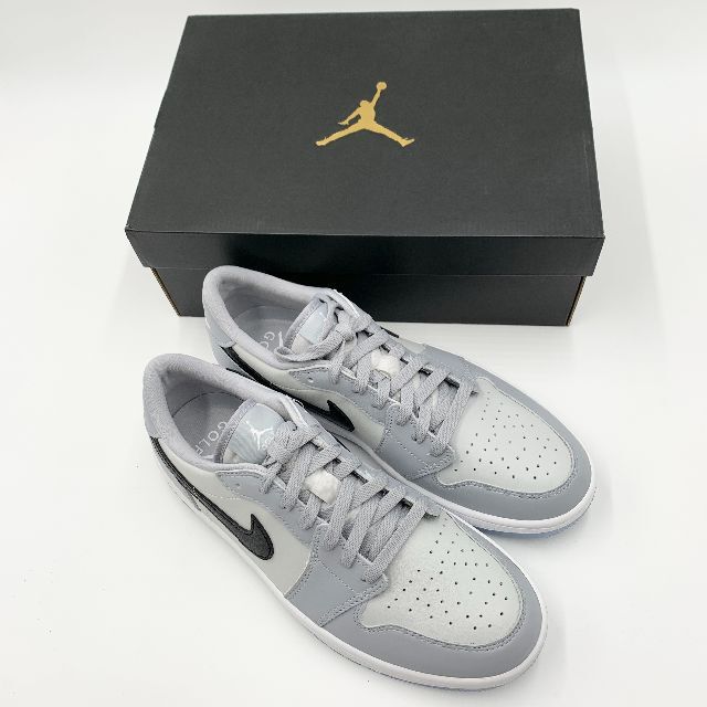 NIKE(ナイキ)の即納 28.5cm ナイキ AIR JORDAN1 ウルフグレーゴルフ スポーツ/アウトドアのゴルフ(シューズ)の商品写真