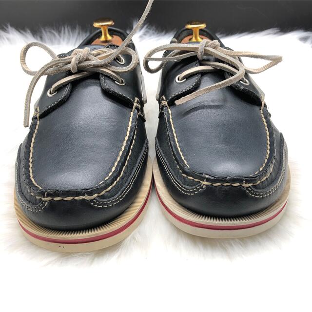 ROCKPORT ロックポート 26 デッキシューズ ネイビー レザー 8W