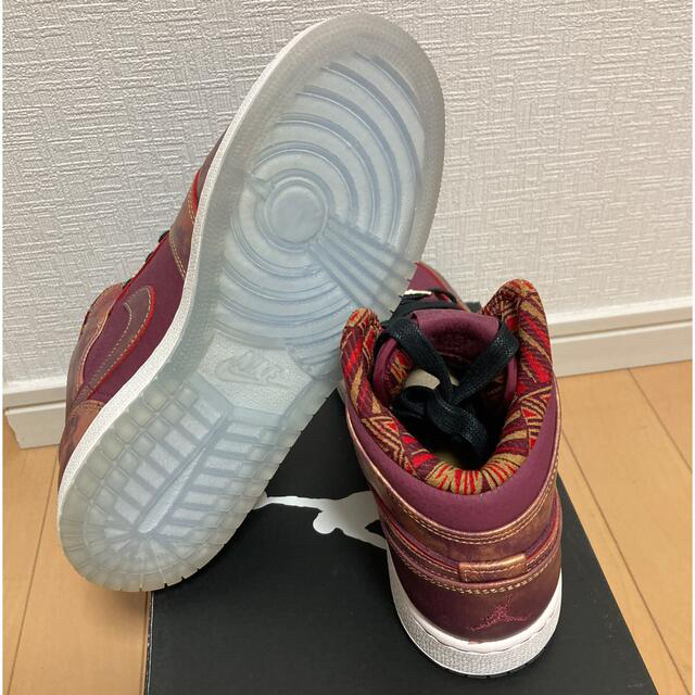 Air Jordan 1 Mid BHM(GS) レディースの靴/シューズ(スニーカー)の商品写真