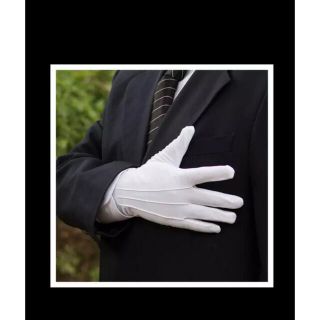 新品未使用　白手袋　ホワイト　グローブ　WHITE GLOVES(手袋)