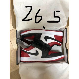 ナイキ(NIKE)のNIKE Air Jordan 1 Low “Bred Toe” (スニーカー)