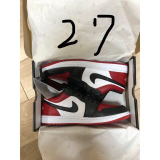 ナイキ(NIKE)のNIKE Air Jordan 1 Low “Bred Toe”  2セット(スニーカー)