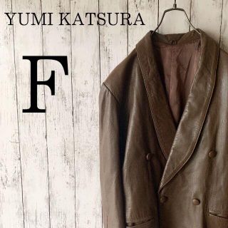 ユミカツラ(YUMI KATSURA)の【高級品】YUMI KATSURA レディース ロングコート キュプラ ★ラム革(ロングコート)