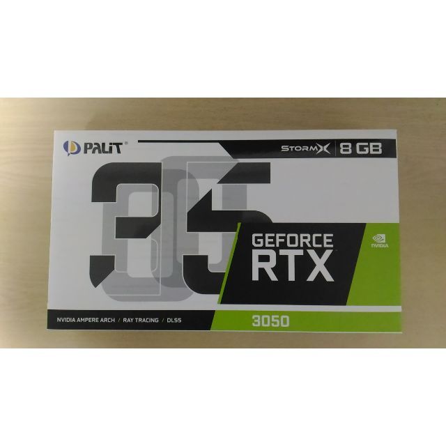 新品未開封 Palit GeForce RTX 3050 StormX 8GB | フリマアプリ ラクマ