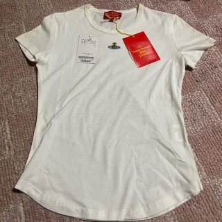 Vivienne Westwood ロゴTシャツ　白色　インポート　カラーオーブ