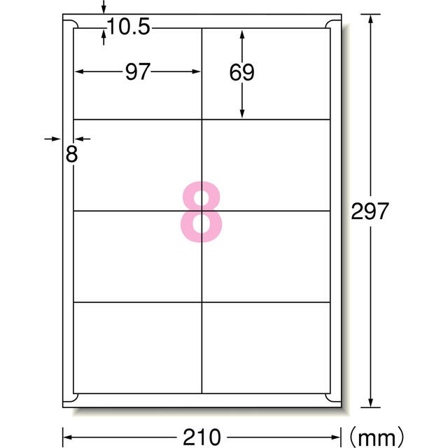 【大きめ宛名シール】24枚　差出人印字無料！バンビと花柄レースフレーム ハンドメイドの文具/ステーショナリー(宛名シール)の商品写真