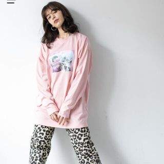 コムサイズム(COMME CA ISM)の【セール価格！】Lonely PhotoTシャツ　長袖　NiCORON(Tシャツ(長袖/七分))