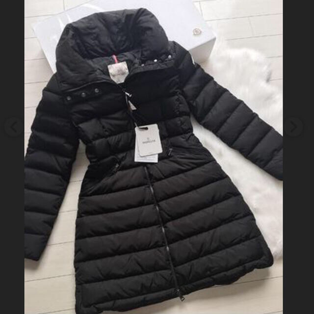 MONCLER(モンクレール)の期間限定お値下♡モンクレール ダウンコート フラメッテ １♡ ブラック レディースのジャケット/アウター(ダウンコート)の商品写真