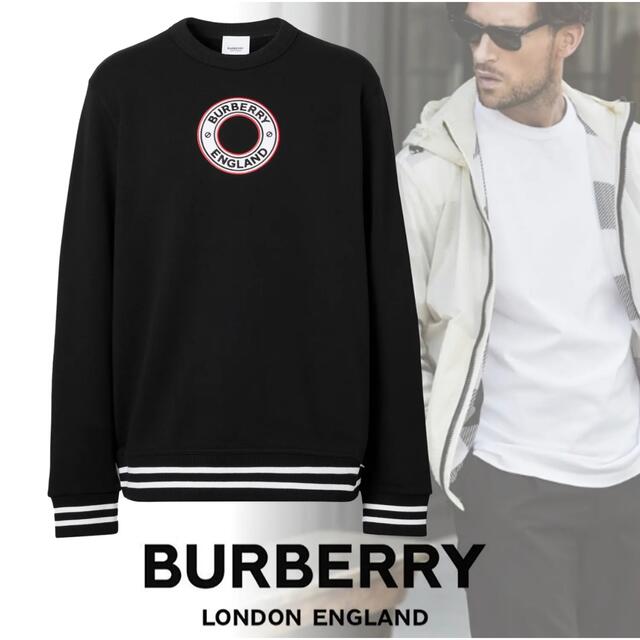 BURBERRY - BURBERRYバーバリー ロゴグラフィック アップリケ コットンスウェットの通販 by daidai's shop