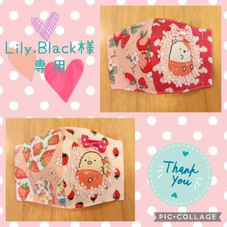 【Lily.Black様専用】すみっコぐらし　キッズインナーマスク　２点(外出用品)