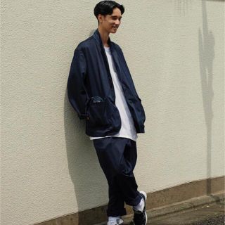 ナナミカ(nanamica)のnanamica a.h Big Chino Pants ネイビー(チノパン)