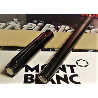 モンブラン(MONTBLANC)のモンブラン社史上最初で最後の★ブラック・ロードナイト鉱加工No1124★黒薔薇鉱(ペン/マーカー)