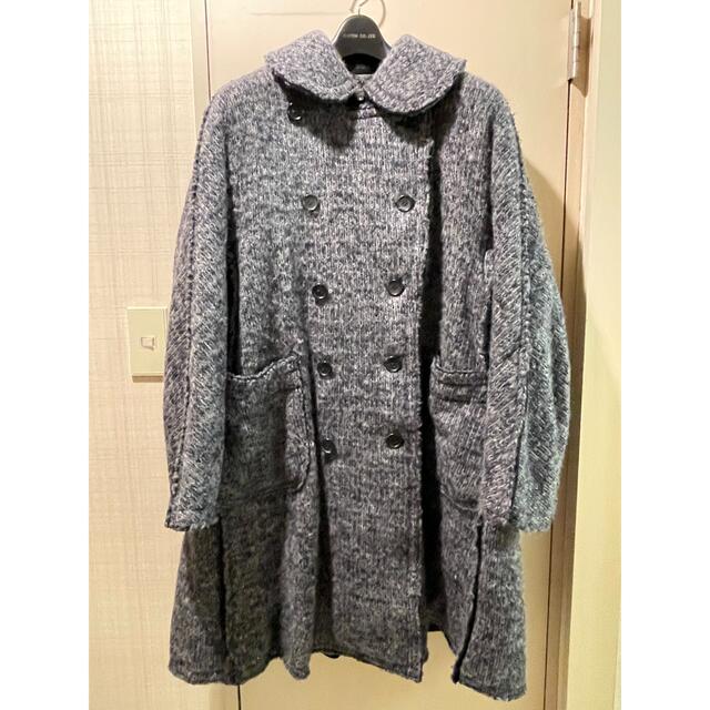 COMME des GARCONS(コムデギャルソン)の【COMME des GARCONS】丸襟 ダブルボタン ニットコート Sサイズ レディースのジャケット/アウター(ニットコート)の商品写真