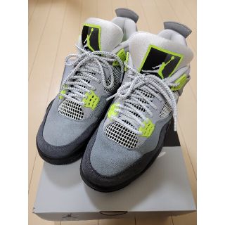 NIKE AIR JORDAN 4 RETRO LE "NEON"(スニーカー)