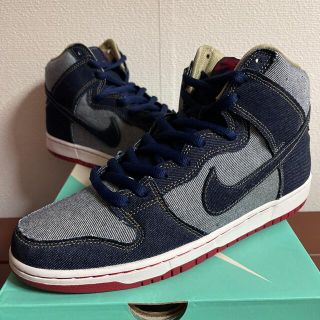 ナイキ(NIKE)の28cm 国内正規品 NIKE SB DUNK HIGH TRD QS デニム(スニーカー)