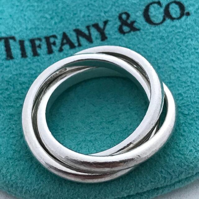 【美品】 Tiffany\u0026 Co.  トリニティ トリプル リング 3連 約9号