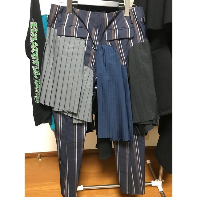 シャイニングゴールデン FACETASM ストライプボンテージパンツ - 通販