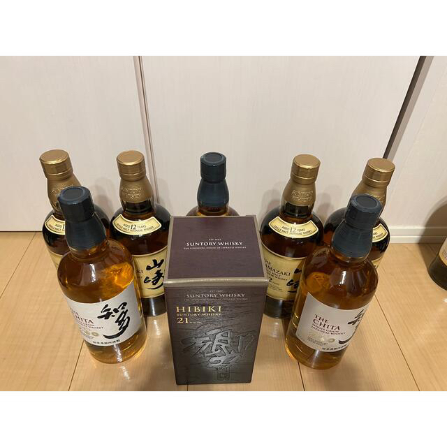 サントリー(サントリー)の響21年、山崎12年、知多　サントリーセット 食品/飲料/酒の酒(ウイスキー)の商品写真