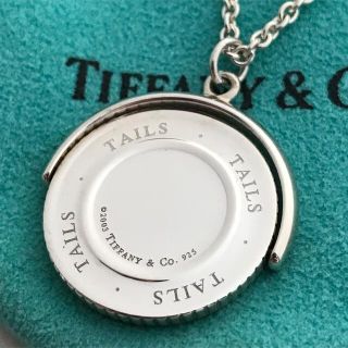 Tiffany & Co. - Tiffany コインエッジ HEADS TAILS ネックレス希少美