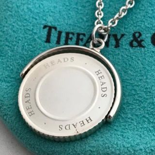 Tiffany & Co. - Tiffany コインエッジ HEADS TAILS ネックレス希少美
