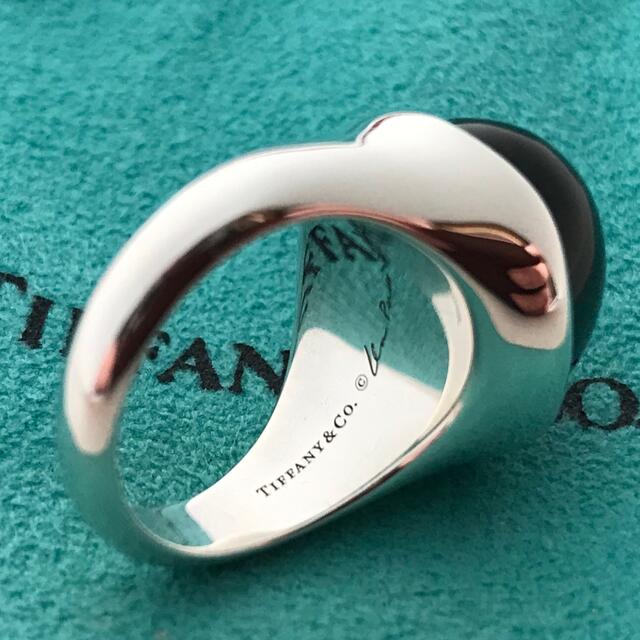 Tiffany エルサ・ペレッティカボション リング9号美品