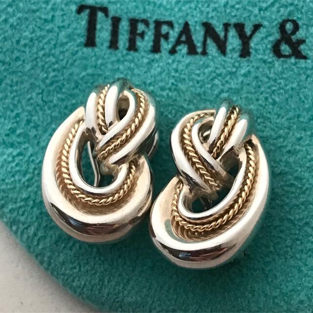 ティファニー TIFFANY ヴィンテージ コンビ イヤリング 希少-