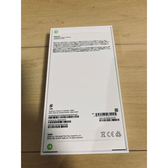 iPhone 13 128GB simフリー 端末本体のみ　ミッドナイト