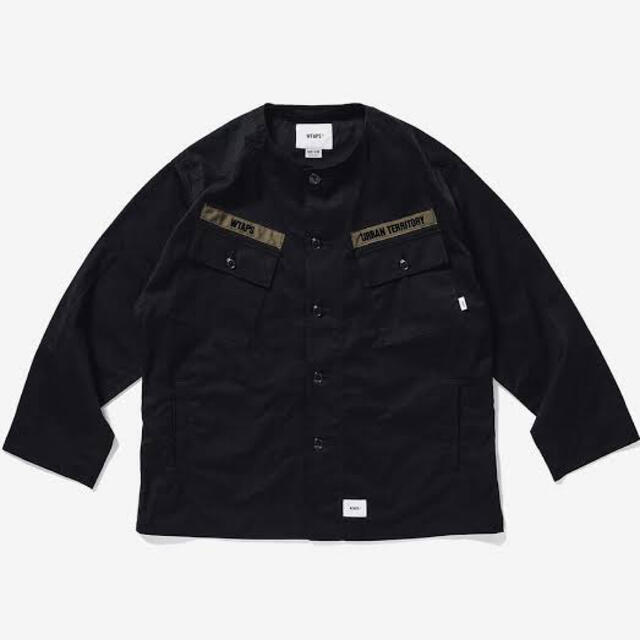 WTAPS SCOUT / LS / COTTON. WEATHER BLACK