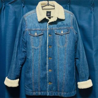 マウジー(moussy)のAZUL アズール マウジー デニム ボア ジャケット アウター(Gジャン/デニムジャケット)