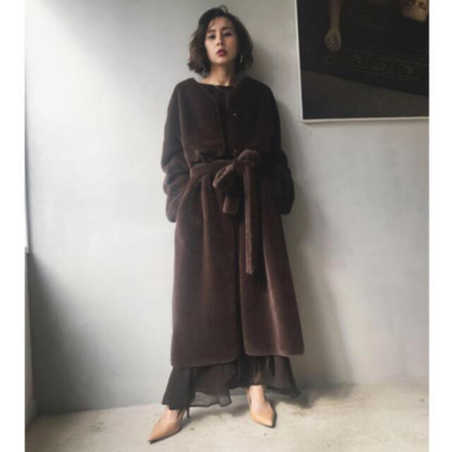 AMERI ♡ 2WAY SOFT BOA LONG COAT