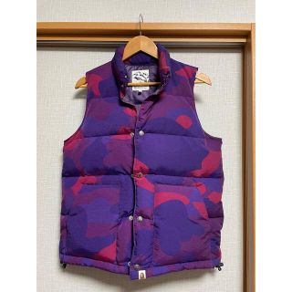 アベイシングエイプ(A BATHING APE)のpico様専用 m28 bape camo down vest(ダウンベスト)