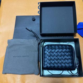 ボッテガヴェネタ(Bottega Veneta)の極美品！ボッテガ 財布 コインケース 小銭入れ カードケース 黒(コインケース/小銭入れ)