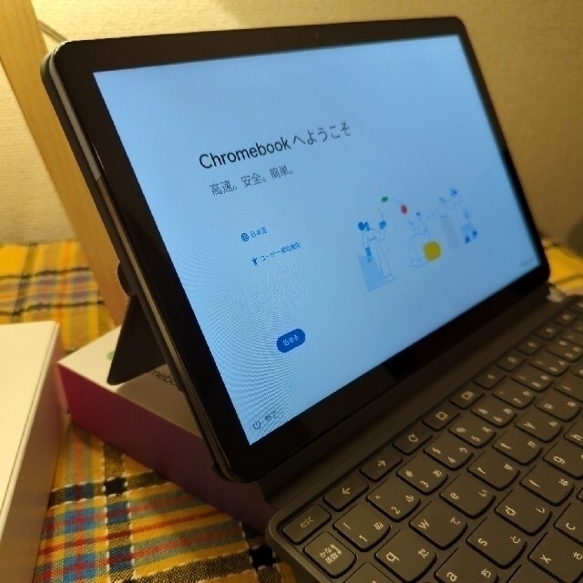 Lenovo(レノボ)の美品 IdeaPad Duet Chromebook 64GBアマゾン限定モデル スマホ/家電/カメラのPC/タブレット(タブレット)の商品写真