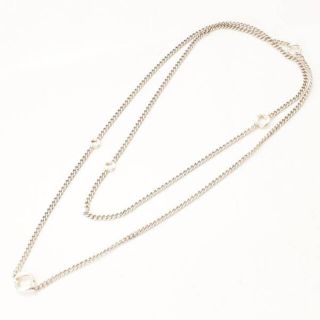 HERMES エルメス Arabesque long Necklace アラベスク ロングネックレス シルバー