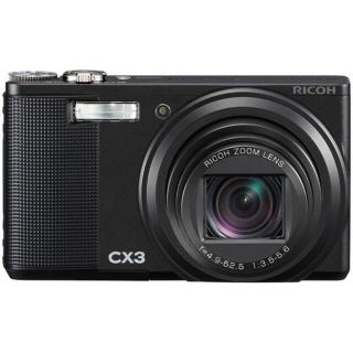 極美品！リコー CX3 黒 新品ケース メモリーカード4G付き