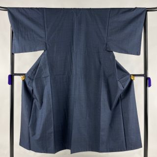 男着物 美品 優品 147cm 66.5cm 正絹 【中古】(着物)