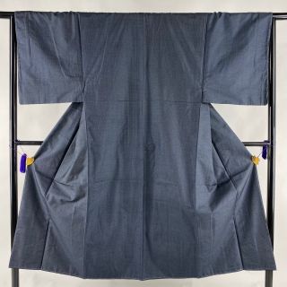 男着物 優品 141.5cm 66cm 正絹 【中古】(着物)