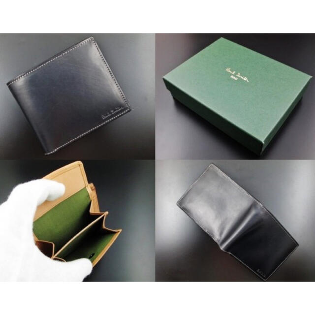 よりお Paul Smith - 送料無料新品箱付 ポールスミス 上質レザー 折り