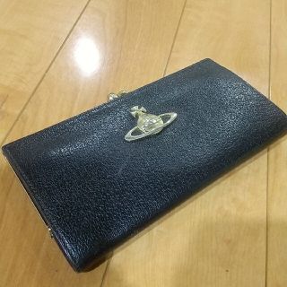 ヴィヴィアンウエストウッド(Vivienne Westwood)の中古品 ヴィヴィアンウエストウッド ガマグチ 長財布 橫20×縦10 黒(長財布)