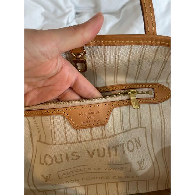 LOUIS VUITTON - 【美品】ルイヴィトン ダミエ アズール ネヴァーフル