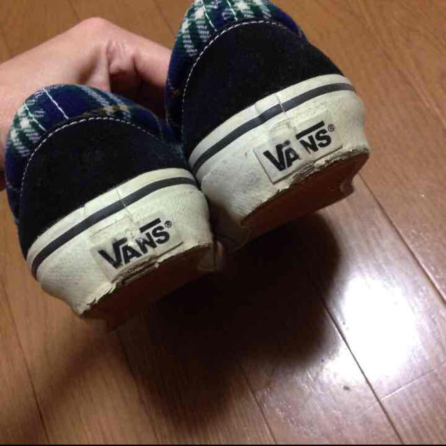 VANS(ヴァンズ)のVANS＊スリッポン(BK×チェック) レディースの靴/シューズ(スニーカー)の商品写真