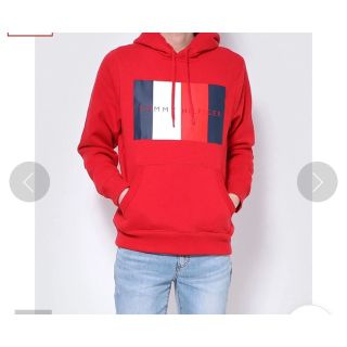 トミーヒルフィガー(TOMMY HILFIGER)のTOMMY HILFIGER パーカー　レッド　赤　トミー(パーカー)