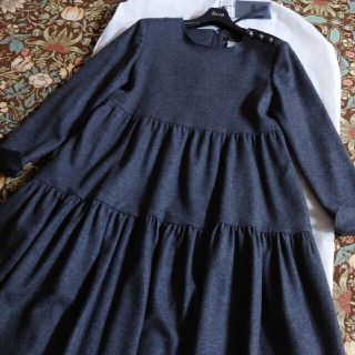 ルネ(René)のReneルネ♡2019 極美品 ティアードワンピース34♡フォクシー(ひざ丈ワンピース)