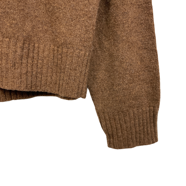 McGREGOR(マックレガー)のマックレガー ハーフジップ ニット セーター ブラウン 茶色 ビッグサイズ XL メンズのトップス(ニット/セーター)の商品写真
