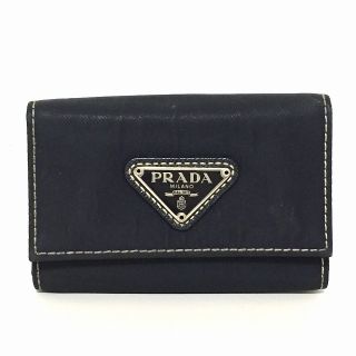 プラダ(PRADA)のPRADA(プラダ) キーケース - 黒 6連フック(キーケース)