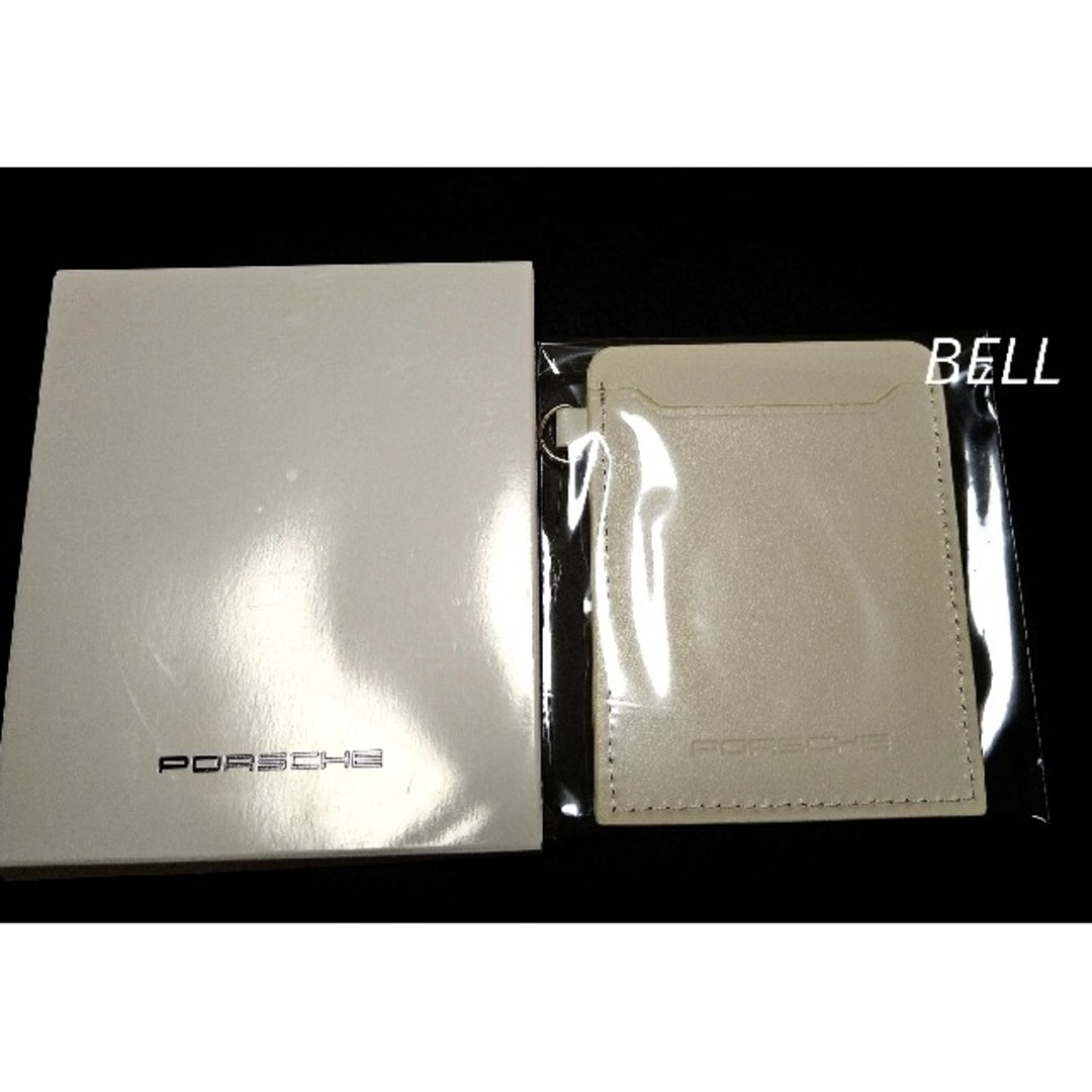 Porsche(ポルシェ)のPORSCHE ポルシェ オリジナル カードケース 非売品 白 ホワイト レディースのファッション小物(パスケース/IDカードホルダー)の商品写真