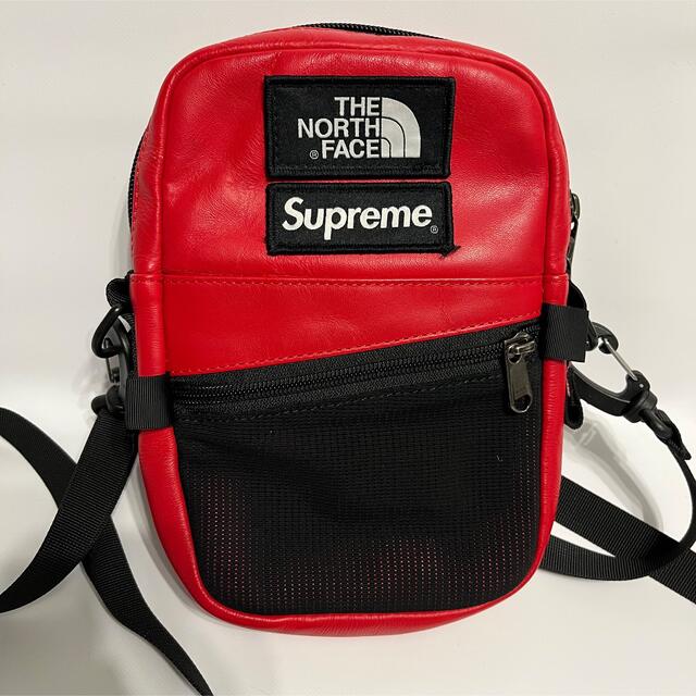 Supreme - Supreme North Face Leather Shoulder Bagの通販 by Baaa's